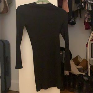 Turtle neck sweater dress